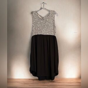 White Birch Animal Print Dress, Small